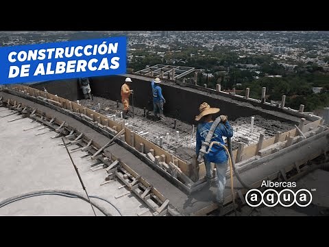 Piscina con DISEÑO ÚNICO y REBOSADERO INFINITO | Albercas Aqua