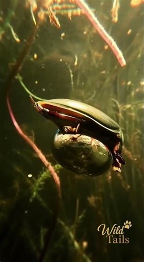 This beetle brings its own AIR TANK! 🪲💧