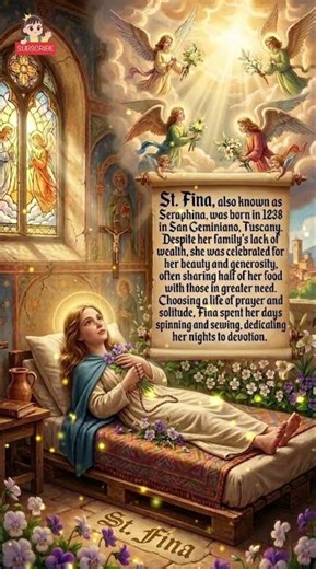 “St. Fina’s Faith That Touched Heaven 🙏✨” #saints #christiansongs #shortvideo