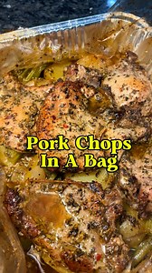 185K views · 5.3K reactions | Pork Chops In A Bag (Baked Pork Chops...
