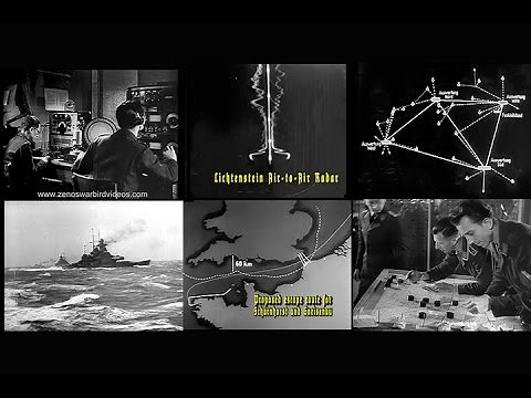 German Radar detection & signals jamming in World War 2 (1944-Restored)