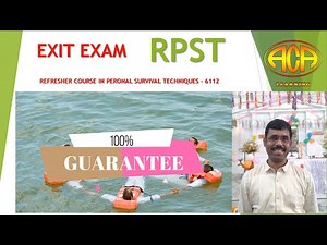 RPST EXIT EXAM कैसे पास करें - PART I - DG Shipping STCW exit exam questions, rpst, pst,