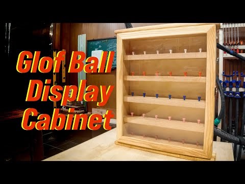 Handmade Golf Ball Display Cabinet | Perfect for Golf Lovers!