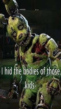 MICHAEL...WE ARE SO F*CKED #fnaf #fivenightsatfreddys #fnaf3 #springtrap #shorts #fypシ #fyp #viral