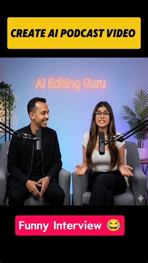 Create Viral AI Podcast Video Free | AI Podcast Video Kaise Banaye – Quick & Easy Method 📹