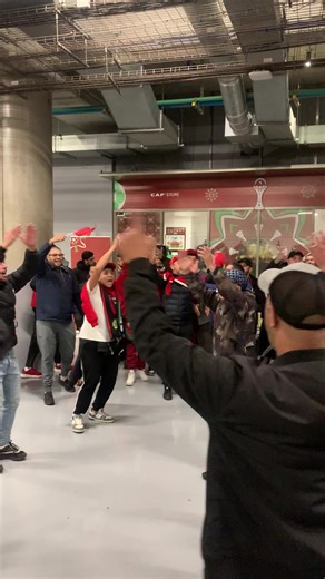 جمهور الجيش الملكي خلال مباراة المغرب ومالي