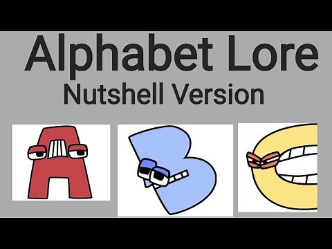 Alphabet Lore in a Nutshell