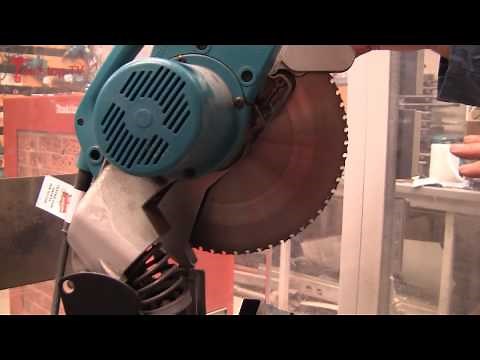 Makita LC1230 TCT Metal Cutting Chop Saw - great demo and review