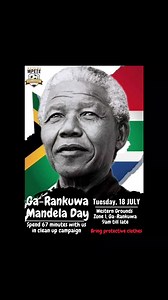 Ga-Rankuwa Mandela Day at Western Grounds in Zone 1 today. Ga-Rankuwa Sports Development. | #TheGaRankuwaMail | #KnowYourNews | The Ga-Rankuwa Mail