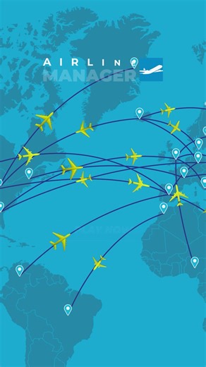 Manage your own airline company! ✈️👨‍✈️ | Manager Games