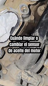 Cuándo limpiar o cambiar el sensor de aceite del motor 🚗⚙️ Un sensor barato puede salvar tu motor de un daño carísimo. Aprende cada cuánto revisarlo y por qué es clave. #mecanico #mecanicaautomotriz #reelsviralシfb #mecanica #satisfying | Raising UP