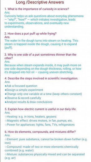 class 8th science chapter 1 question answer | curiosity | New book