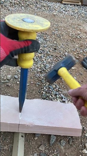 Cutting flagstone