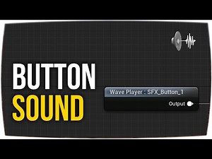 Button SoundFX hinzufügen | UMG Editor ► Unreal Engine Tutorial #UE5 #UE4 (German)