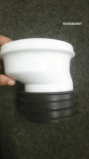 Connector for Toilet Commode | Offset Plumbing Pan Connector | Pvc Connector for Commode Adjustment