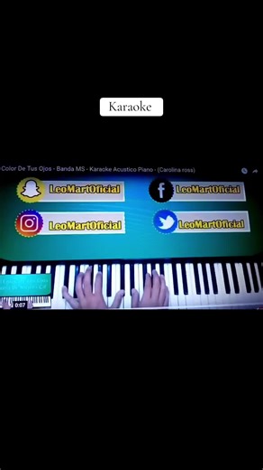 Karaoke: El Color de Tus Ojos en Vivo