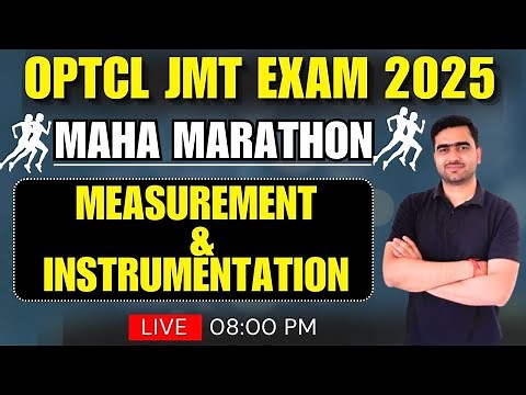 OPTCL JMT | Measurement Instrumentation Marathon | OPTCL Junior Management Trainees