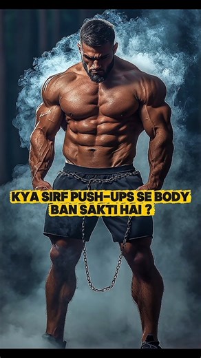 Only Push-Ups for Muscle? 🤔 The Truth Revealed 💪🔥 #Shorts #pushups