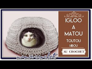 How to crochet a cat or dog igloo, beginner tutorial