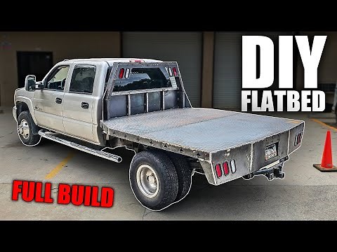 Building a Custom DIY Flatbed - Full Build