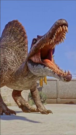 CC Spinosaurus Vs Dinosaur King T.Rex | Jurassic World Evolution 2