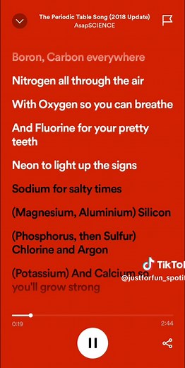 The Periodic Table Song: Elements Dancing with Bright Delight