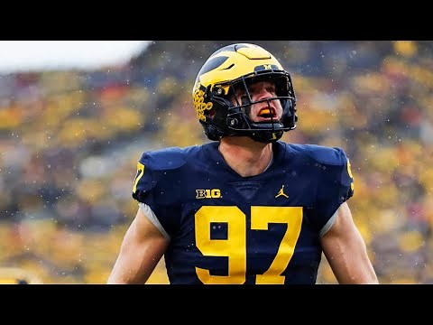 Aidan Hutchinson Highlights 2021-22 Michigan DE