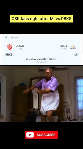 MI jeyichu CSK ku chance kuduthadhum, CSK fans current condition 💃💛#ipl2026 #ipl#mi #csk #mivspbks