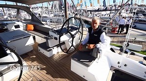 With a new hull design, the Oyster Yachts 745 will be faster, and look sleeker than previous Oyster designs. Take a closer look at the boat in our First Look Video sponsored by Close Brothers. | UK boats.com
