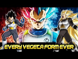 Every VEGETA Form & Super Saiyan Transformation (Dragon Ball Super Update)