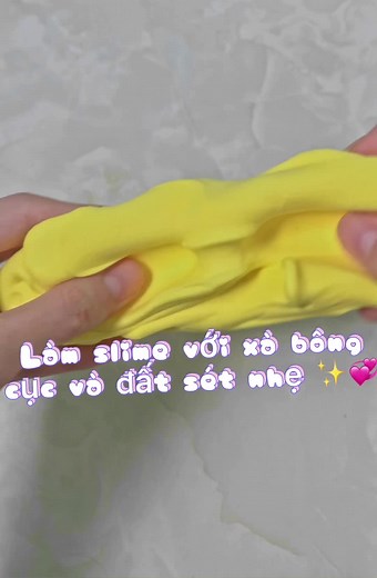 Cách làm slime với xà bông cục và đất sét tự khô #slime #fyp