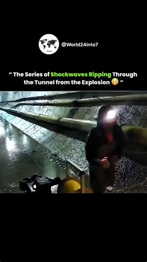 @worldwar.io on Instagram: "The series of shockwaves ripping through the tunnel from the explosion occurs due to the sudden and violent release of energy. When an explosion happens in a confined space like a tunnel, high-pressure gases expand rapidly, creating shockwaves that travel at supersonic speeds. These shockwaves reflect off the tunnel walls, reinforcing each other and increasing the overall destructive force. This interaction can cause structural damage far beyond the initial blast site