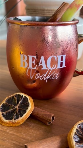 5 comments | Fall flavors meet a classic favorite. Our October Mule special is mixed with apple cider, pear syrup, fresh lemon juice & topped with ginger beer. A crisp and cozy cocktail for the season!  | Beach Vodka | Facebook