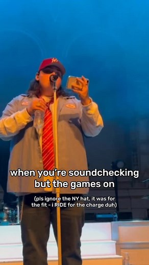 priorities @pwhl_charge, duh. my sound guy almost quit last night 😬😬 | Jamie Fine