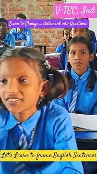 Formation of Questions from Statement #sentences in Englishgrammar #interrogative #viral #education