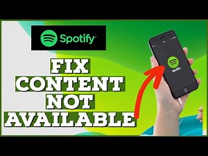 How to Fix 'Content Not Available' Issues On Spotify 2023?