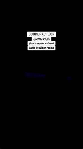 Boomerang: A Nostalgic Cartoon Network Promo