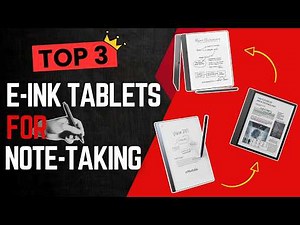 Best E-Ink Tablets for Students & Professionals (2025 Edition) 📚🔥