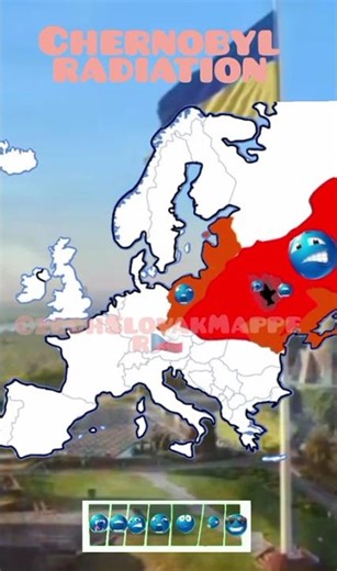 Chernobyl radiation #europe #geographythroughmaps #mapguide #roblox #edit #country #history #mapping