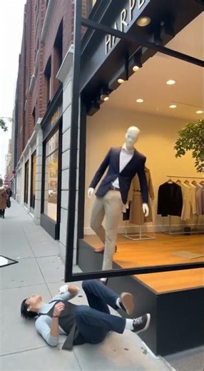 Man Fights a Manikin… and Loses?! 😂