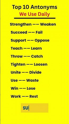 STOP Using the WRONG Words! 10 Essential Antonyms for English Vocabulary #learnenglishwithpodcast