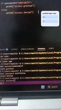 Python If Else Explained Simply 💻 | Conditions in Python #shorts