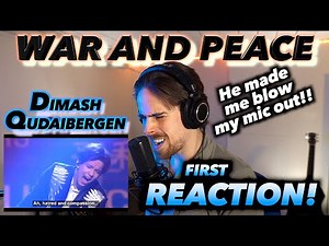 Dimash Qudaibergen - War And Peace (Live in Kiev) FIRST REACTION! (HE MADE ME BLOW MY MIC OUT!!!)
