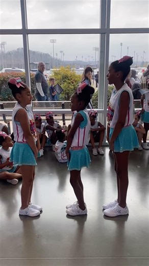 It’s comp day! And our novice babies are getting ready @storm.hurricane_ | STORM Cheerleading