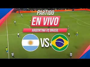 🔴 ARGENTINA vs BRASIL EN VIVO por Eliminatorias sudamericanas 2026 - fecha 14 | Libero