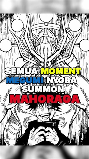 dikit dikit furube yura yura #anime #animeindo #jujutsukaisen #megumi #mahoraga