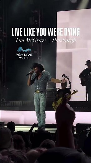 Tim McGraw 🤠 30+ years, 25 #1 hits & still tearing up country music stages! 🎸Pittsburgh July 2026