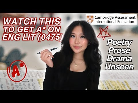 How I Got A* in ENGLISH LITERATURE (0475) IGCSE & You Can Too | writing tips & how to study!
