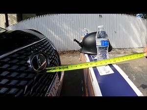 Testing pre collision braking system on my 2022 Lexus RX350