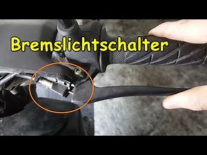 Brake light switch replacement/repair scooter | Rollerfix